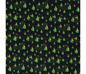 Baumwolle - Mystic Dragons Flammen